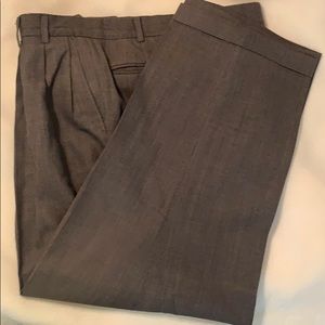Men’s Dress Slacks Pleated front.  Brown